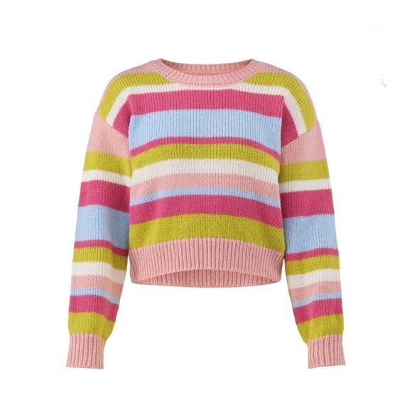 Fashion Midweight Colorful Cozy Sweater Size M - Picture 3 of 6